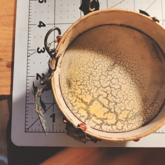 Decorative Metal Candle holder Cardinal Bird Leaf Rustic Cottage Cabin Lodge - Picture 6 of 9